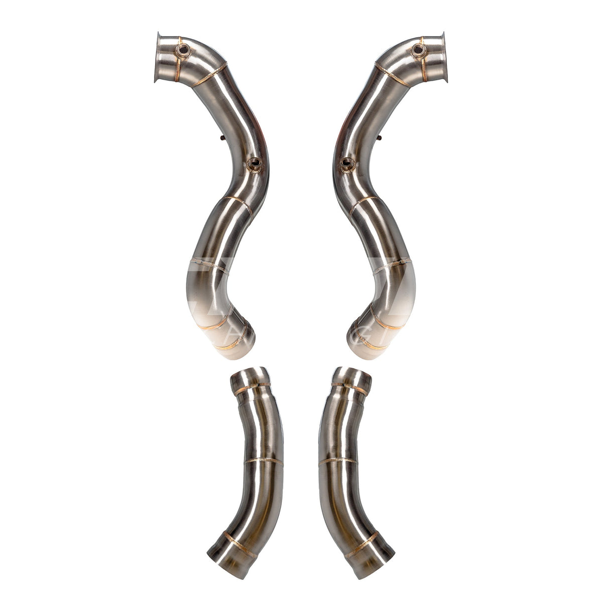 C63s 200 CEL CATTED Downpipes v2 W205 AMG 15-21 M177