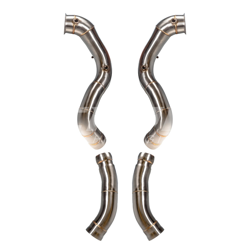 C63s 200 CEL CATTED Downpipes v2 W205 AMG 15-21 M177 - CADE